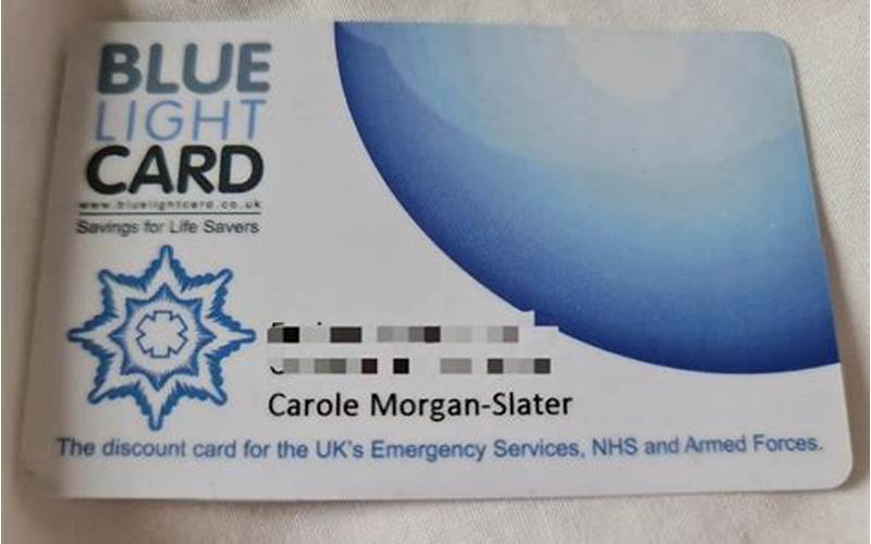 What Is A Blue Light Card