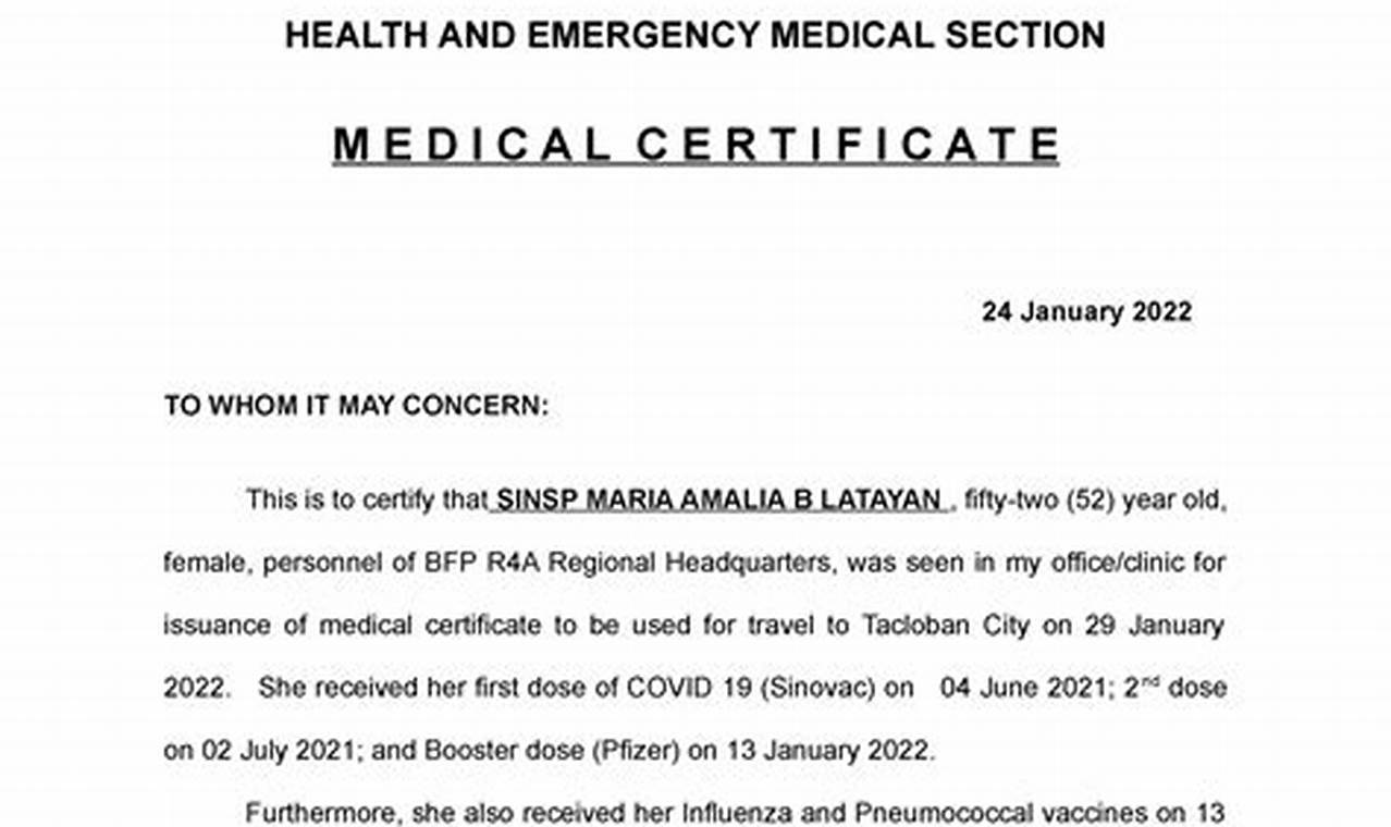 What Is A Health Certificate For Travel