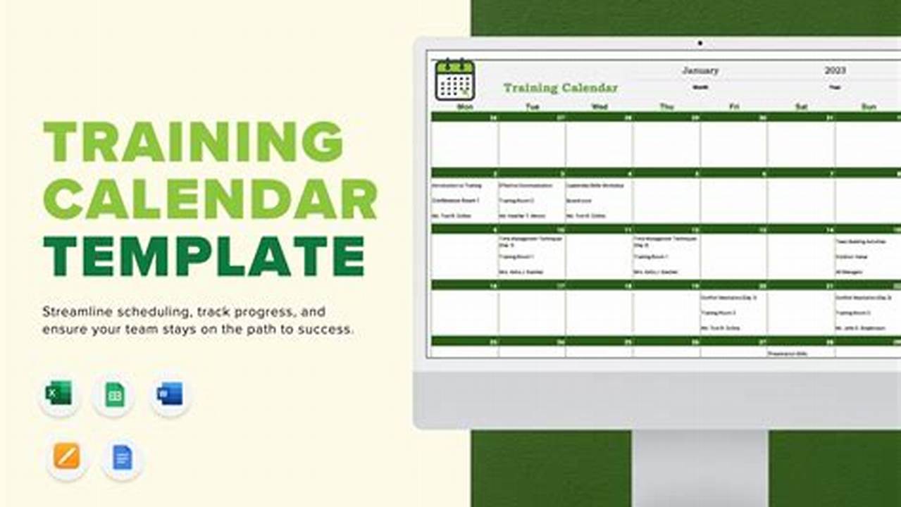 What Is A Training Calendar
