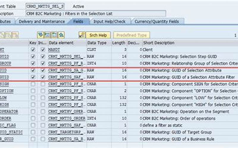 What Is An Sap Crm Table?