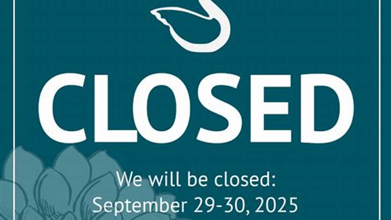 What Is Closed On October 9 2025