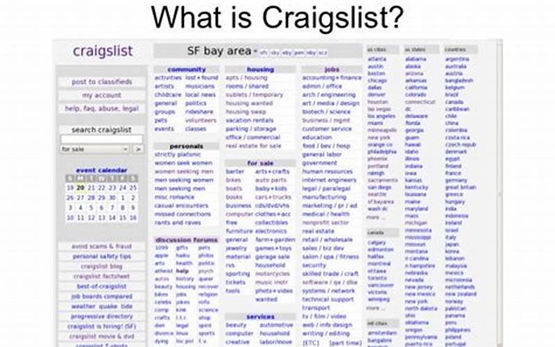 What Is Craigslist