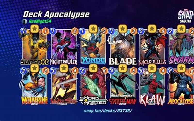 What Is Marvel Snap Apocalypse Deck