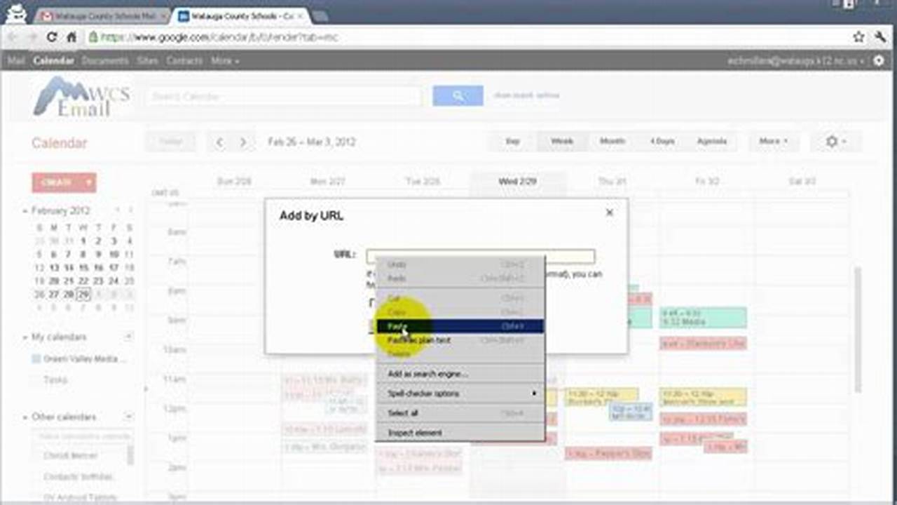 What Is My Google Calendar Url