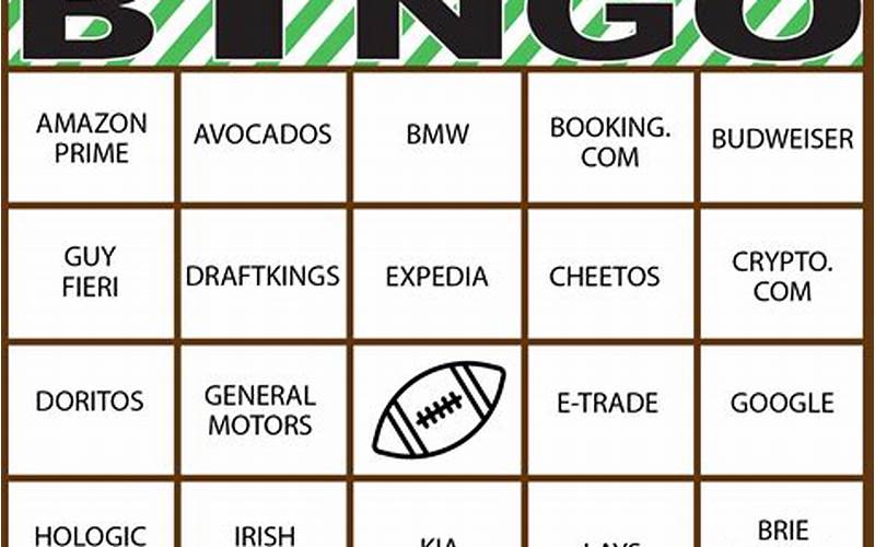 What Is Super Bowl Commercial Bingo?