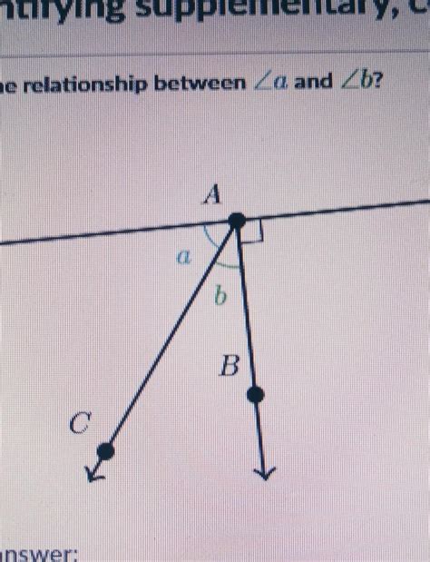 What Is The Relationship Between Angles A And B?