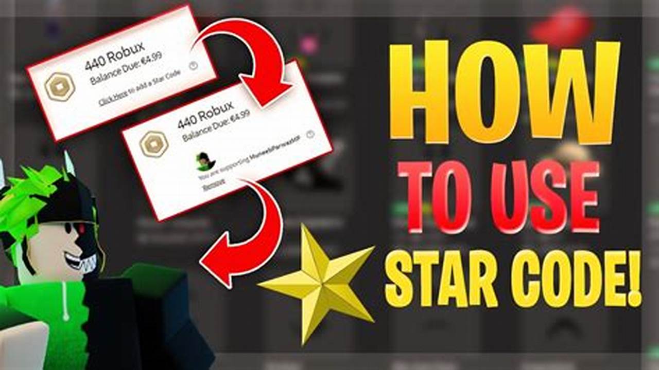 What Is The Star Code In Roblox 2024