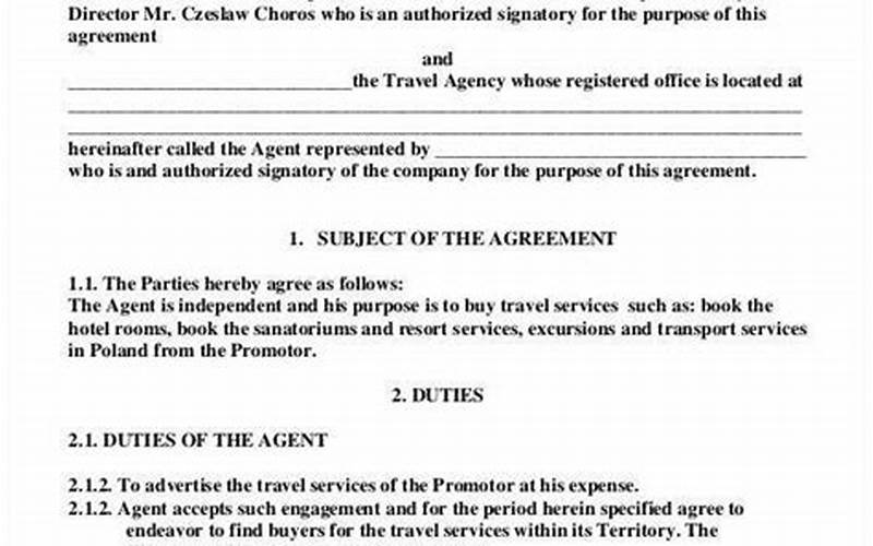 What Should You Look For In A Travel Contract