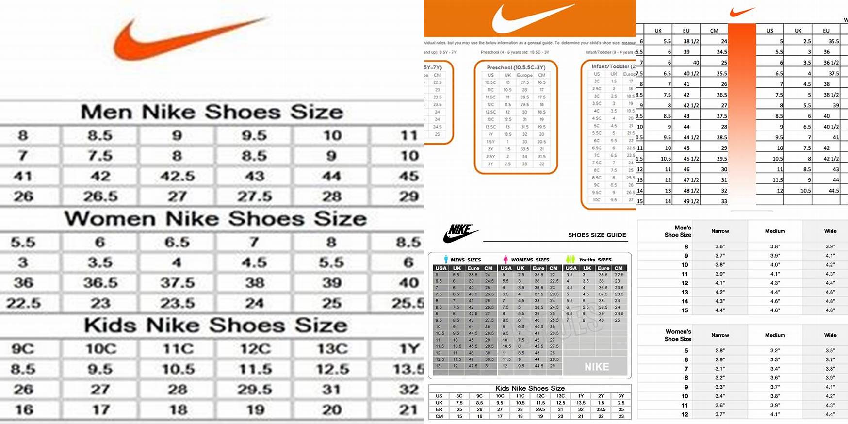 What Size Is 7Y In Women's Shoes Nike