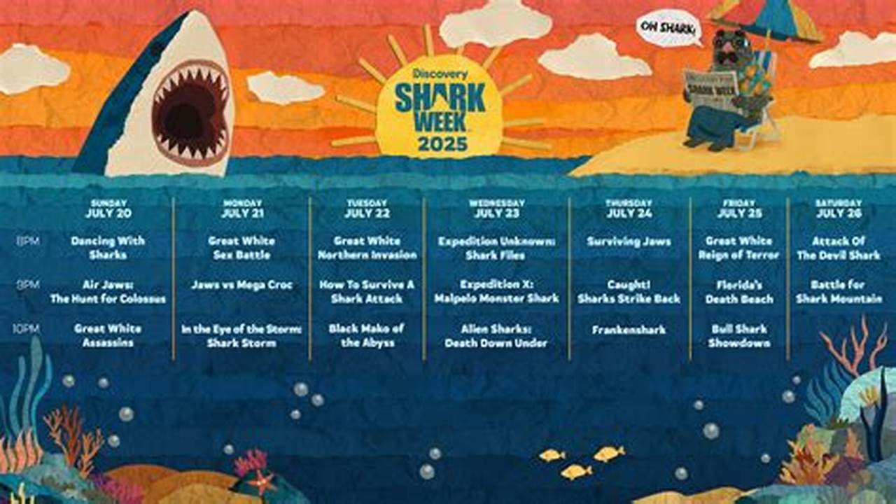 What Time Is Shark Week 2025