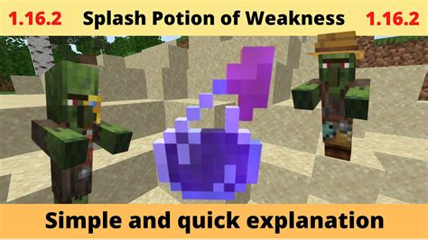 What is a Splash Potion of Weakness?
