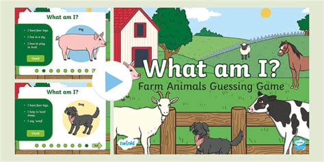 What Am I Farm Animals