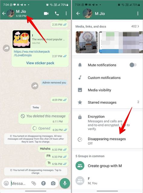 What Are Disappearing Messages in WhatsApp