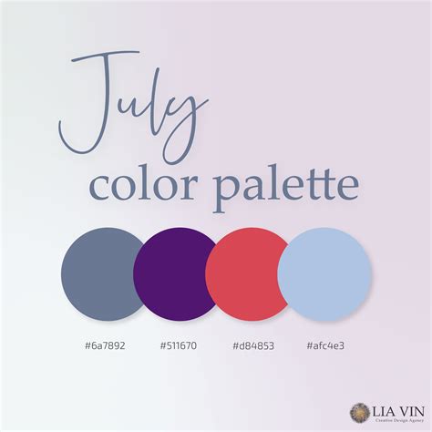 What Are July Colors