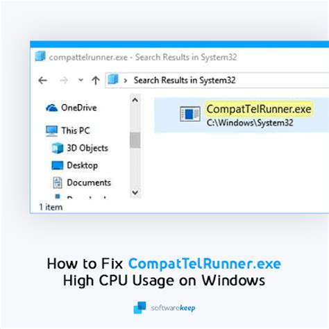What Causes CompatTelRunner.exe High CPU and Disk Usage