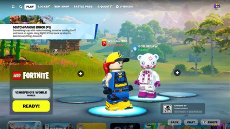 What Causes the LEGO Fortnite Matchmaking Error