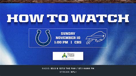 Unveiling the Ultimate Guide: Discover the Channel Broadcasting Colts Game Live!