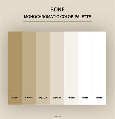 What Color Is Bone