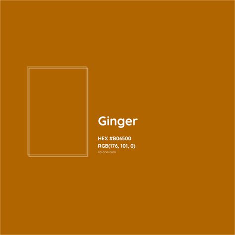 What Color Is Ginger