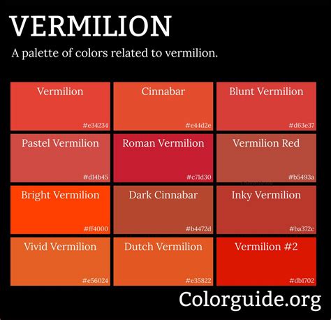 What Color Is Vermillion