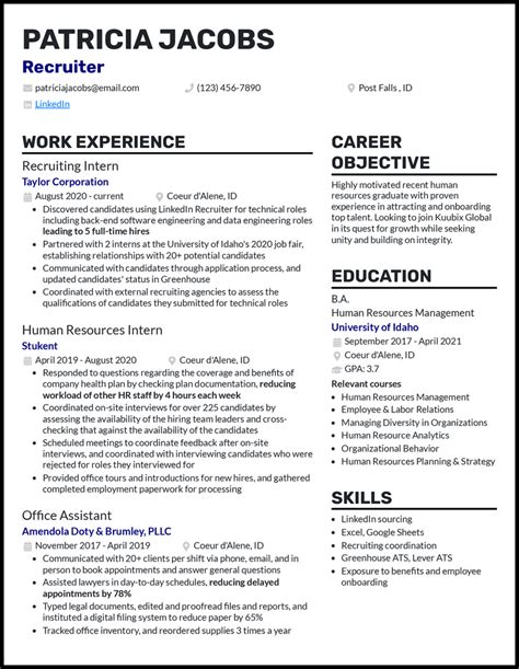 What Do Recruiters Look For In A Resume