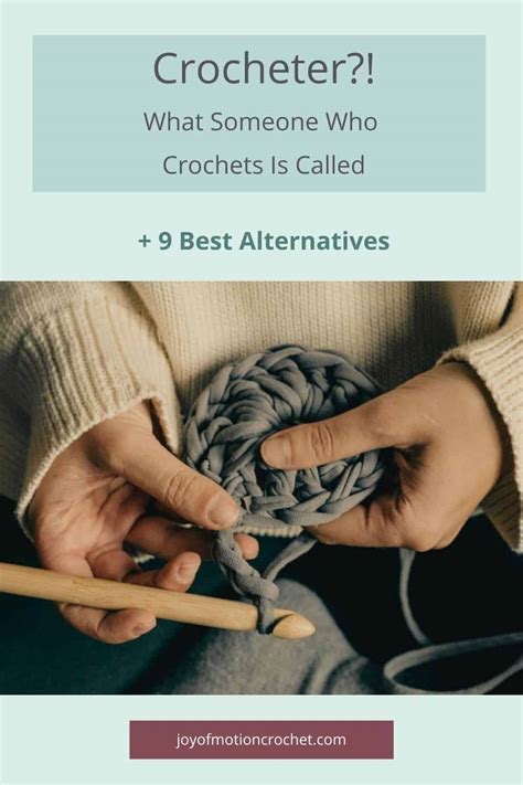 What Do You Call Someone Who Crochets