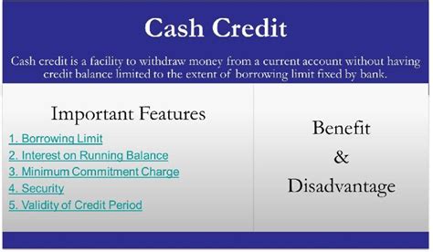 What Do You Mean By Cash Credit