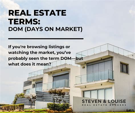 What Does Dom Mean In Real Estate