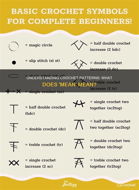 What Does Mean In Crochet