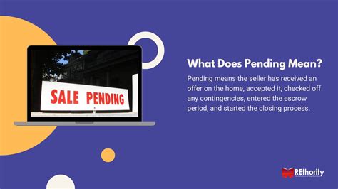What Does Pending Really Mean