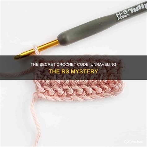 What Does Rs Mean In Crocheting