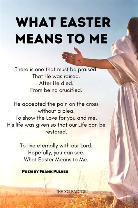 What Easter Means To Me