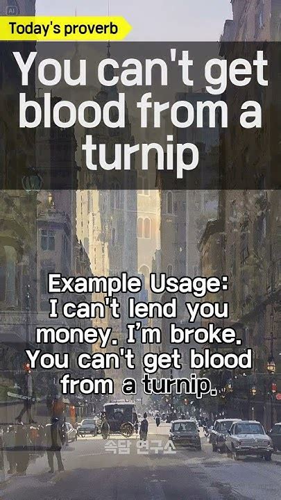 What Exactly Does Can%27t Get Blood From a Turnip Mean