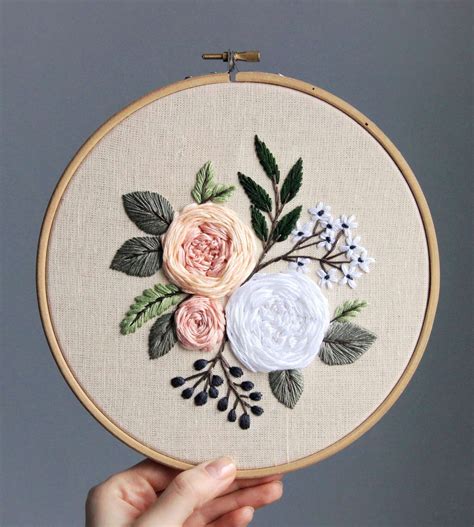 What Flower Embroidery Pattern