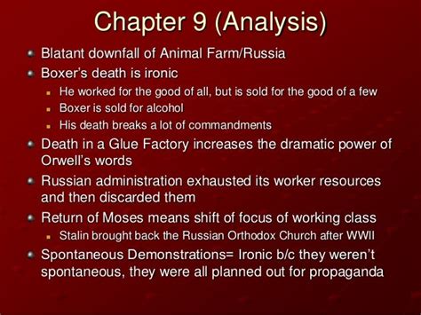 What Happens In Animal Farm Chapter 9
