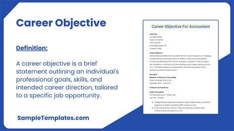 What Is A Career Objective Example