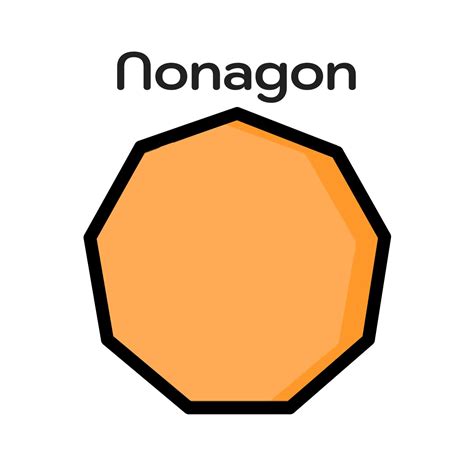 Irregular Convex Nonagon ClipArt ETC