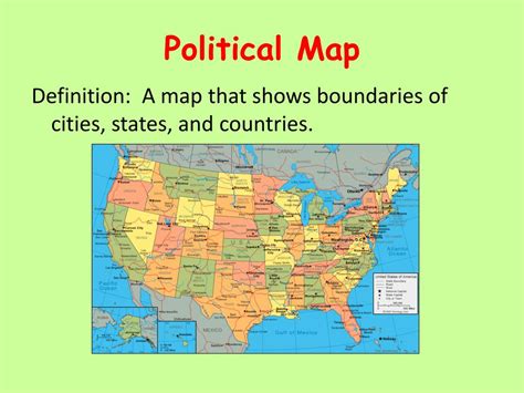 What Is A Political Map Used For