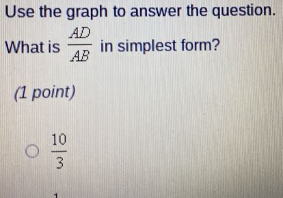 What Is Ad Ab In Simplest Form