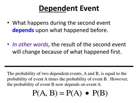 PPT Dependent and Independent Events PowerPoint Presentation, free