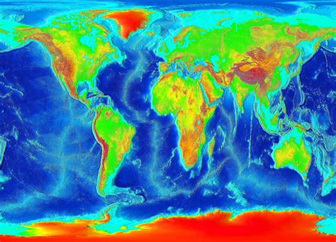 US Elevation Map and Hillshade GIS Geography
