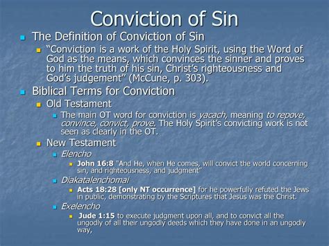 What Is Conviction God