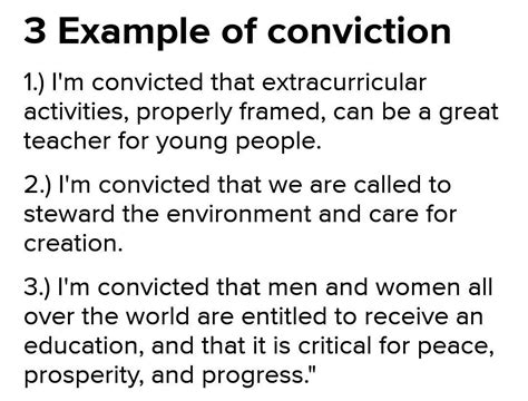 What Is Conviction In A Speech