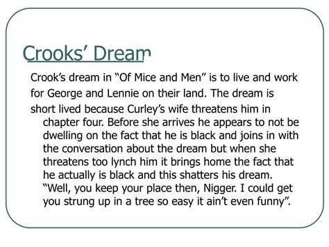 Daring to Dream: Exploring the Hidden Ambitions of Crooks