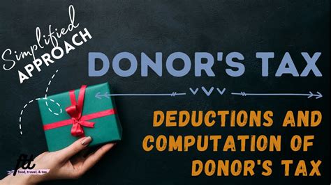 What Is Donor s Tax