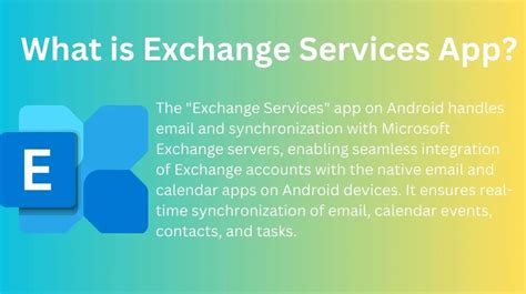 Discover the Benefits of Exchange Services App for Android Devices