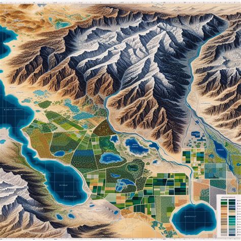 Physical World Map Wallpaper Mural