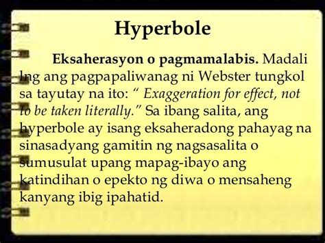 What Is Hyperbole In Tagalog