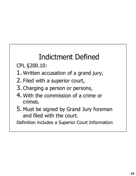 What Is Indictment In Simple Words