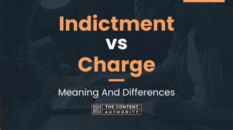 What Is Indictment Vs Charge